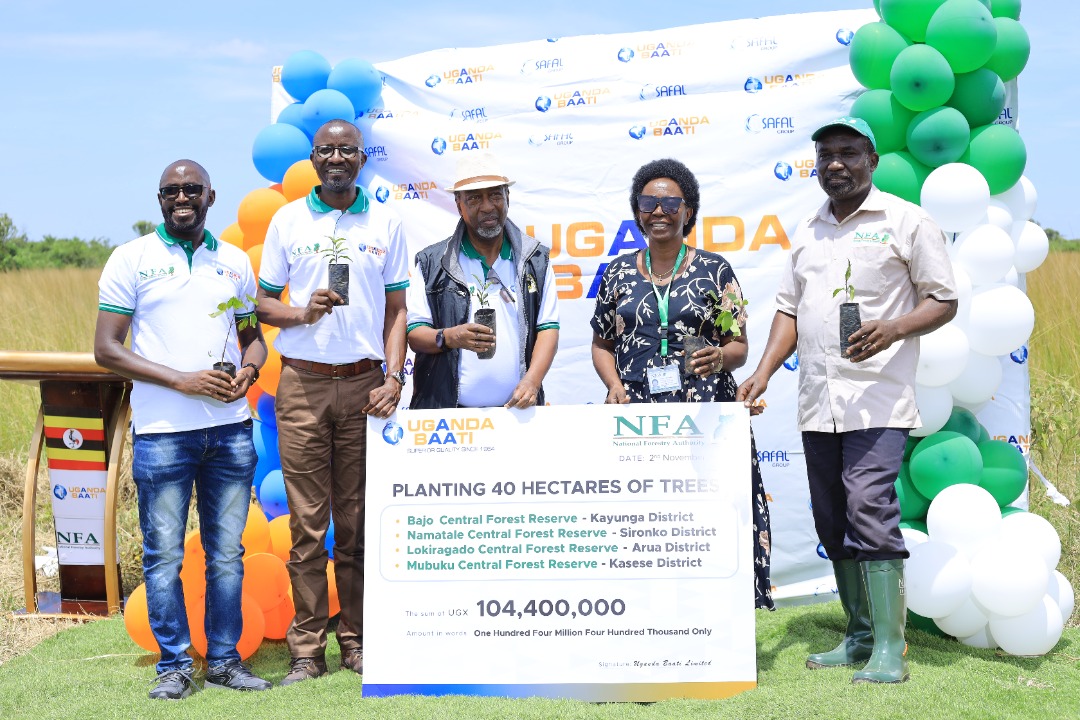 UGANDA BAATI, NFA TO PLANT 40 HECTARES OF TREES, UNDER EVERY TREE COUNTS CAMPAIGN